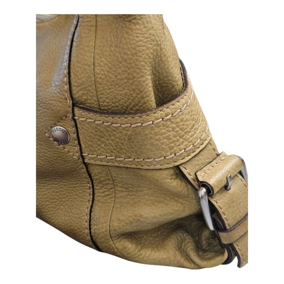 Fossil Olive Green Leather Shoulder Bag Medium - Picture 4 of 16